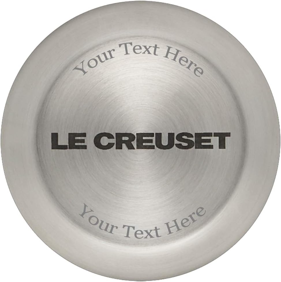 Le Creuset Personalized Knob Engraving