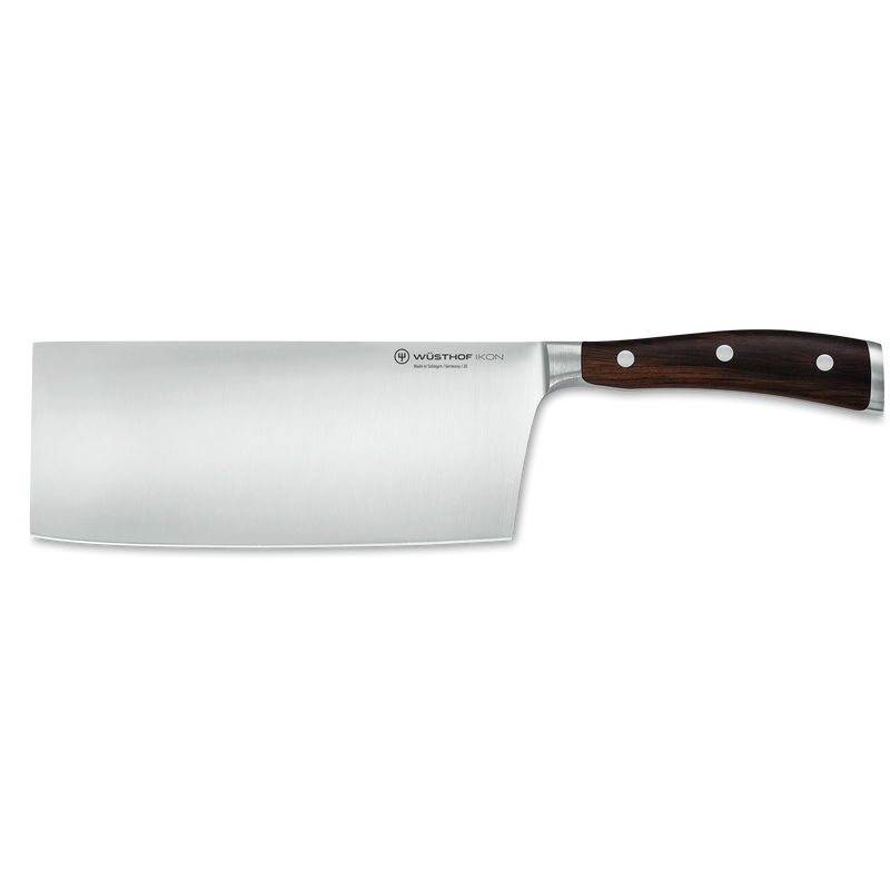 Wusthof Ikon Blackwood - 7" Chinese Chef's Knife