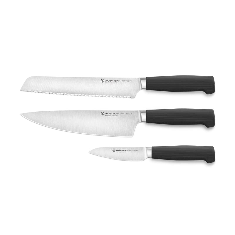 Wusthof Partner - 3 Pc. Knife Set, 3 1/2" Paring, 8" Chef's, 8" Bread