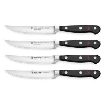 Wusthof Classic - 4-Piece Steak Knife Set - Color Options & Engraving Available