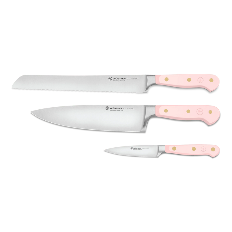 Wusthof Classic Pink Himalayan Salt - 3 Pc. Essential Knife Set