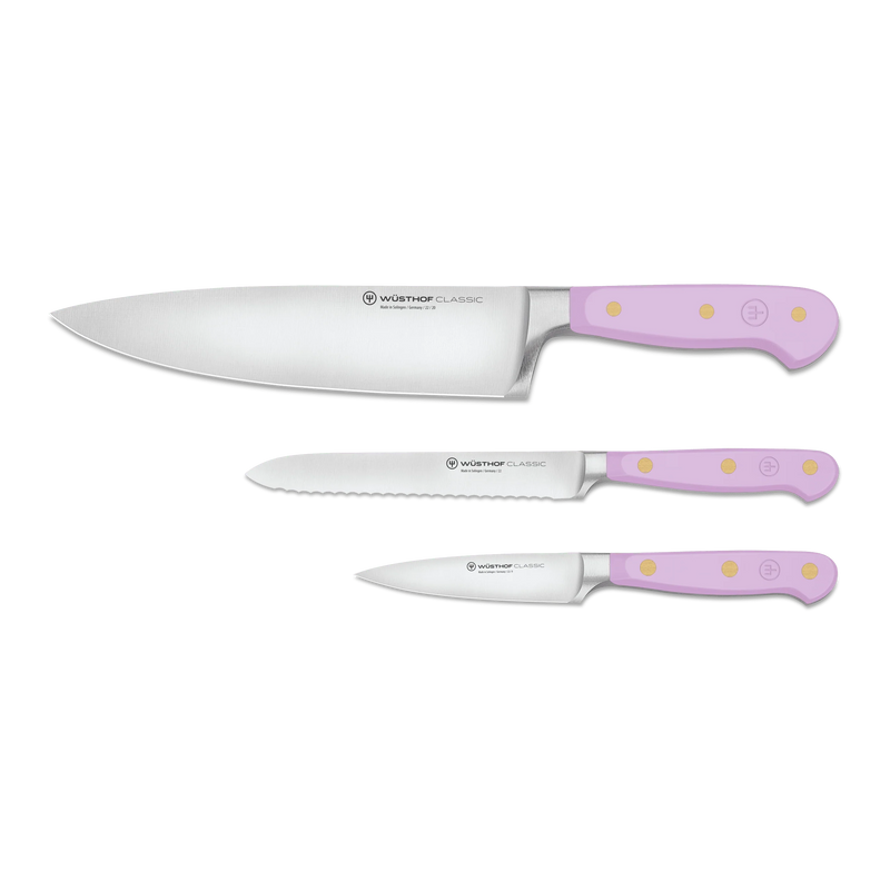 Wusthof Classic Purple Yam - 3 Pc. Utility Knife Set