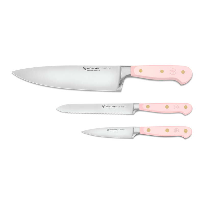 Wusthof Classic Pink Himalayan Salt - 3 Pc. Utility Knife Set