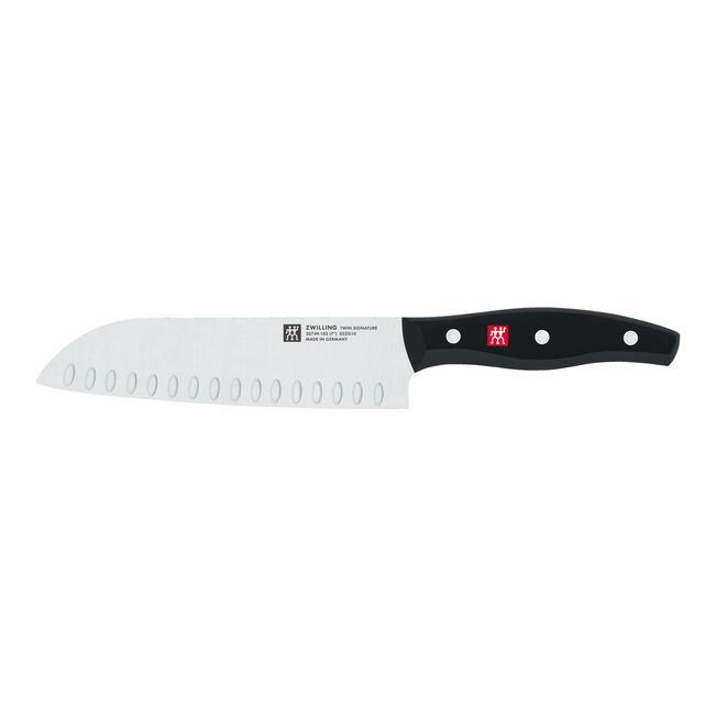 Henckels Zwilling Twin Signature - 7" Santoku Hollow Edge Knife