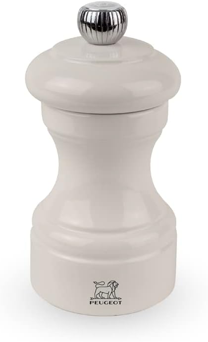 Peugeot Bistro Ivory Lacquer Salt Mill - 10cm/4"