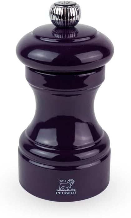 Peugeot Bistro Eggplant Lacquer Pepper Mill - 10cm/4"