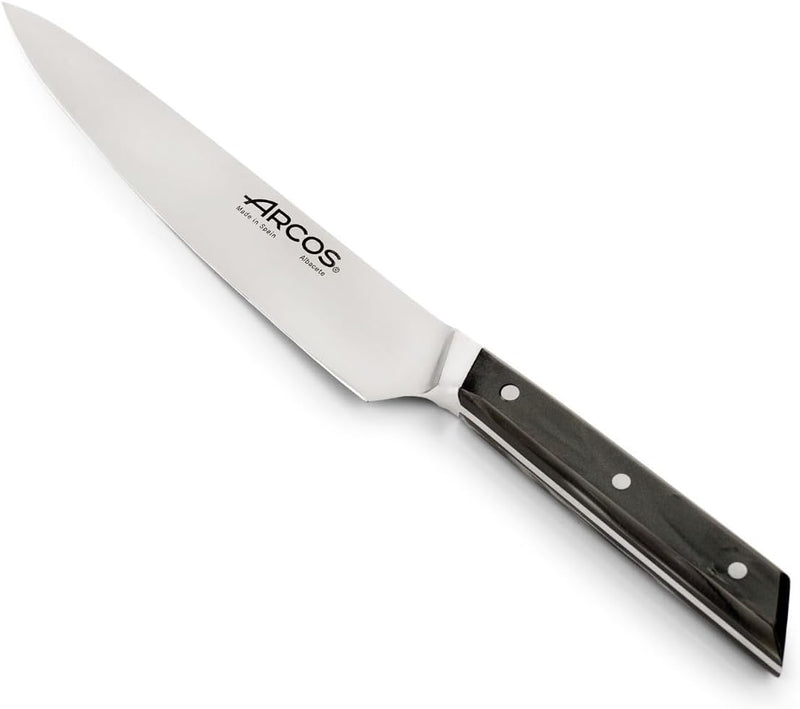 Arcos Eclipse Series - 6" Chef's Knife, Black Acrylic Handle