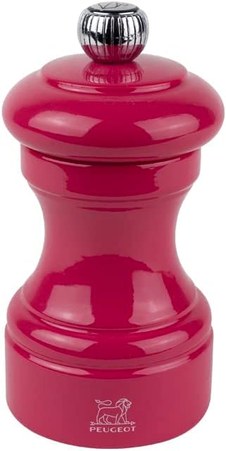 Peugeot Bistro Candy Pink Lacquer Pepper Mill - 10cm/4"