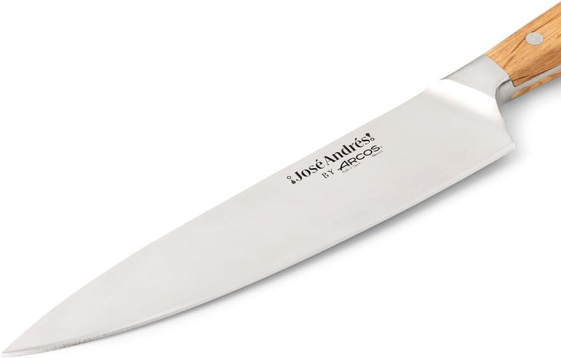 Arcos José Andrés Series - 8" Chef's Knife, Holm Oak Handle