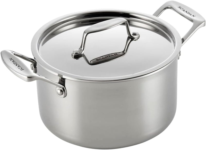 Scanpan Fusion 5 - 4 Qt. Coverd Stainless Dutch Oven