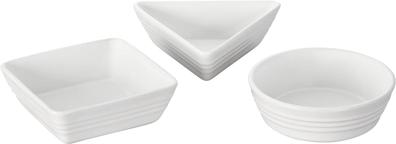 Le Creuset Set of 3 Tapas Dishes - White