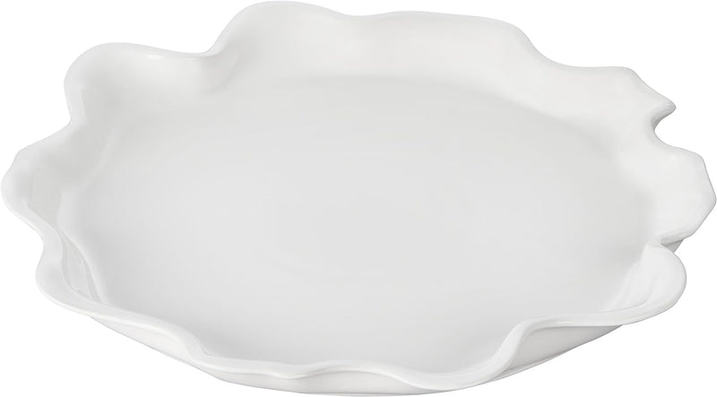 Le Creuset 14" Iris Serving Platter - White