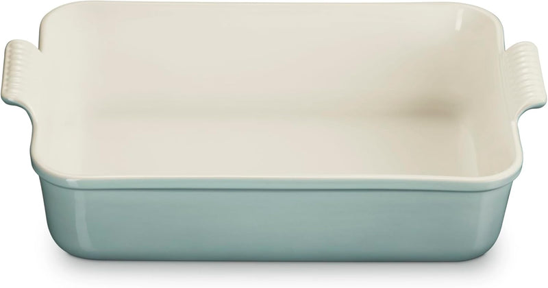 Le Creuset 6 3/4 Qt. Heritage Deep Rectangular Lasagna Dish - Sea Salt