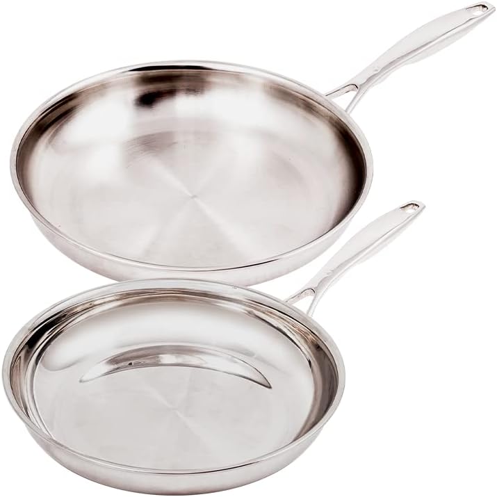 Swiss Diamond - 2 Pc. Premium Clad Stainless Steel Fry Pan Set