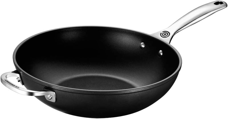 Le Creuset 12" Stir Fry Pan w/Helper Handle - Toughened Nonstick PRO