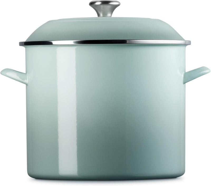 Le Creuset 16 Qt. Traditional Stockpot w/SS Knob - Sea Salt