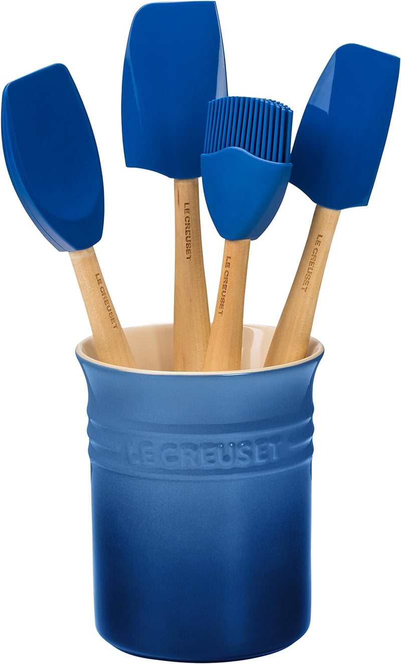 Le Creuset Craft Series 5-Piece Utensil Set w/Crock - Marseille