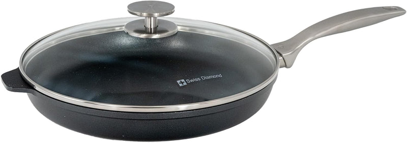 Swiss Diamond - 11" CHD Nonstick Fry Pan w/Glass Lid