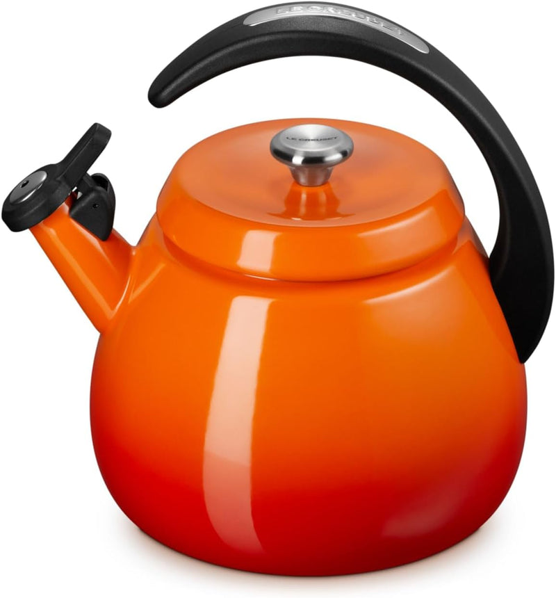 Le Creuset 2.2 Qt. Cloche Kettle w/Stainless Steel Knob - Flame