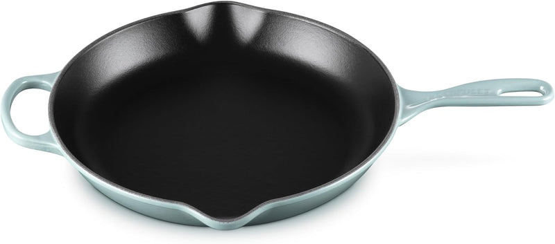 Le Creuset 11 3/4" (2 3/8 Qt.) Signature Cast Iron Handle Skillet - Sea Salt