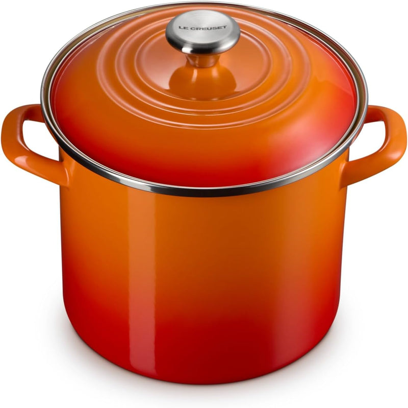 Le Creuset 8 Qt. Traditional Stockpot w/SS Knob - Flame