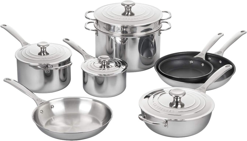 Le Creuset 12-Piece Cookware Set - Stainless Steel