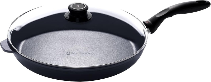 Swiss Diamond - 12.5" Induction Fry Pan w/Glass Lid