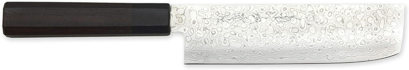 Kikuichi NWD Series Nickel Warikomi Damascus - 6.5" Nakiri Knife