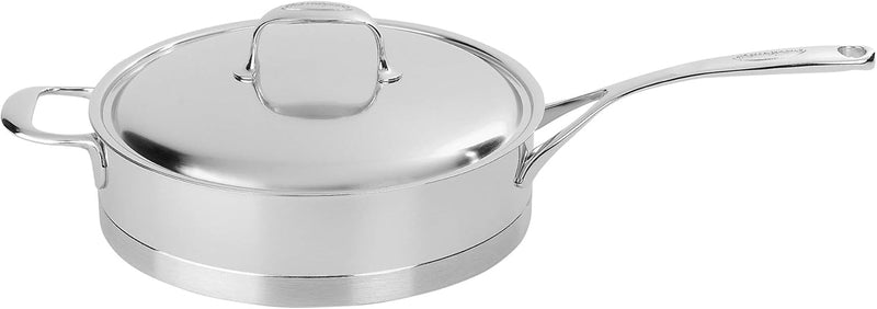 Demeyere Atlantis - 2.6 Qt. Stainless Steel Low Saute Pan w/Lid