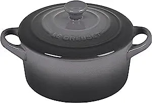 Le Creuset 14 oz. Stoneware Mini Round Cocotte - Oyster