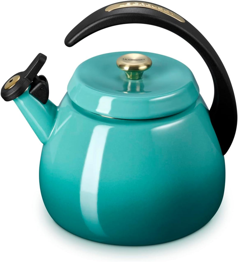 Le Creuset 2.2 Qt. Cloche Kettle w/Light Gold Knob - Riviera