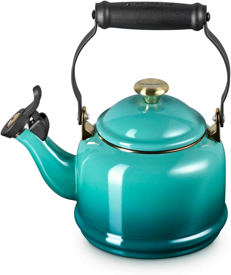 Le Creuset 1 1/4 Qt. Demi Kettle w/Light Gold Knob - Riviera