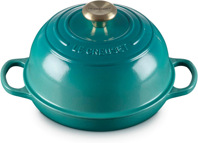 Le Creuset 9 1/2"/1 3/4 Qt. Signature Enameled Cast Iron Bread Oven - Riviera