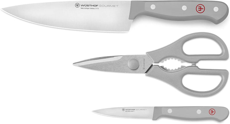 Wusthof Gourmet Grey - 3 Pc. Prep Set