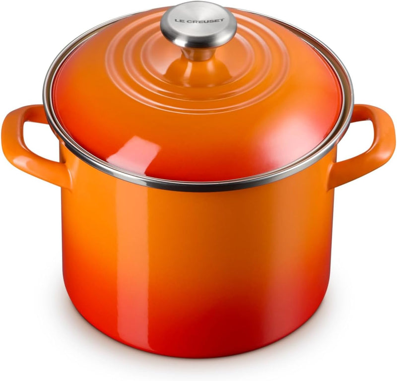 Le Creuset 6 Qt. Traditional Stockpot w/SS Knob - Flame