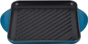 Le Creuset 9 1/2" Square Grill Pan - Deep Teal