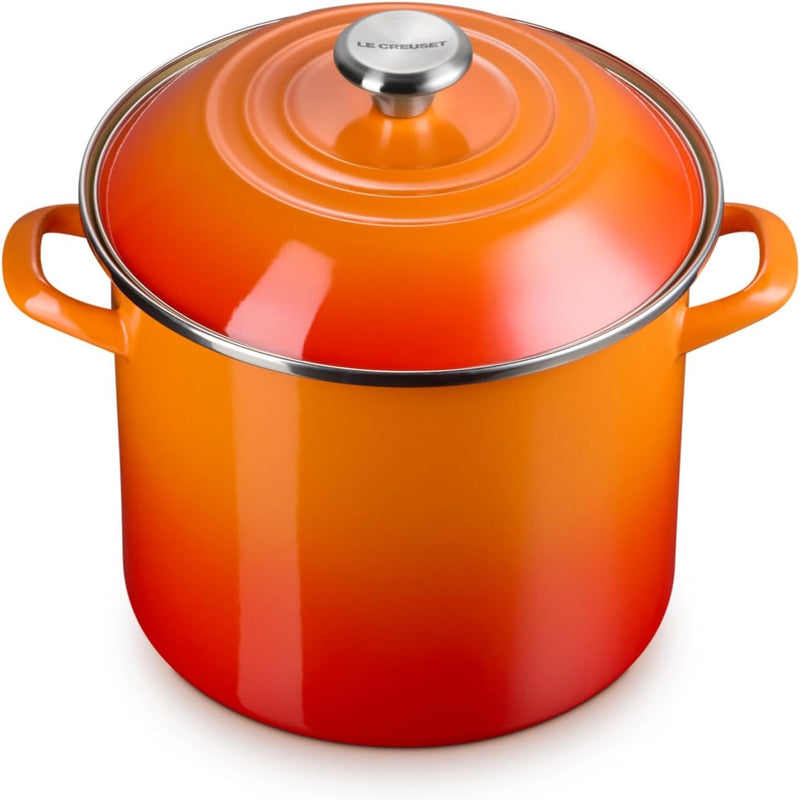 Le Creuset 10 Qt. Traditional Stockpot w/SS Knob - Flame