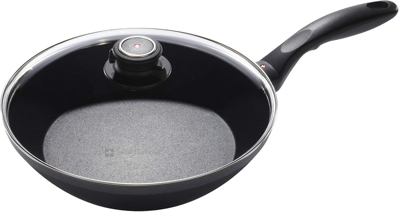 Swiss Diamond - 10.25" EDGE Stir Fry Pan w/Glass Lid