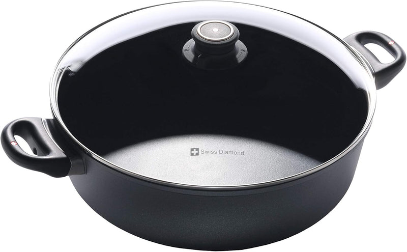 Swiss Diamond - 12.5" Induction Braiser w/Glass Lid