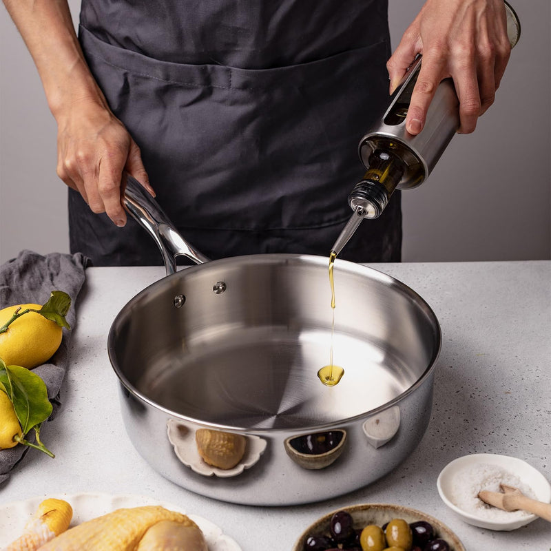 Cristel Castel'Pro Ultraply - 5.5 Qt. Saute Pan