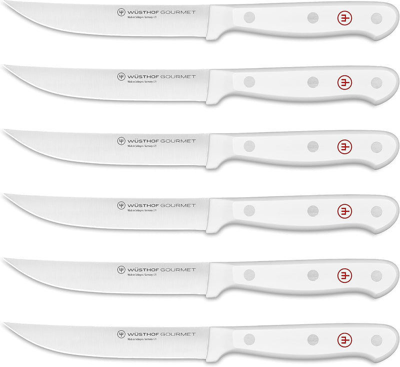 Wusthof Gourmet White - 6 Pc. Steak Knife Set