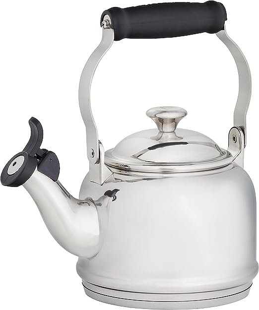 Le Creuset 1 1/4 Qt. Demi Kettle w/Stainless Steel Knob - Stainless Steel