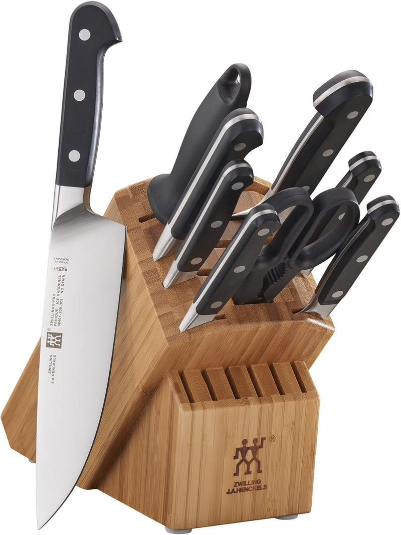 Henckels Zwilling Pro - 10 Pc. Knife Block Set, Bamboo