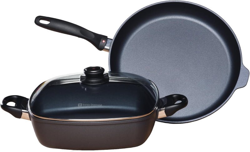 Swiss Diamond - 3 Pc. HD Nonstick Cookware Set