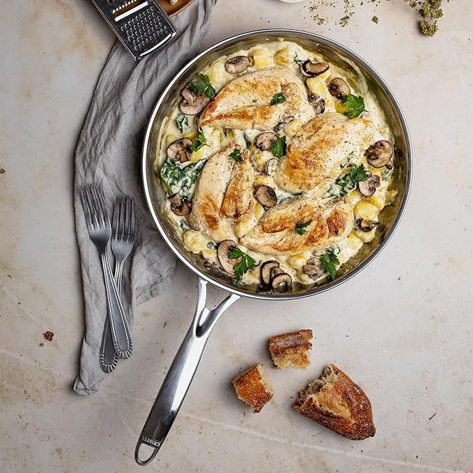 Cristel Castel'Pro Ultraply - 10" Frying Pan