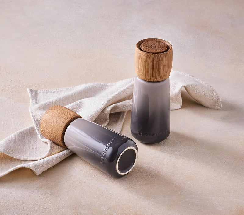 Le Creuset 7" Stoneware Alphine Salt Mill - Oyster