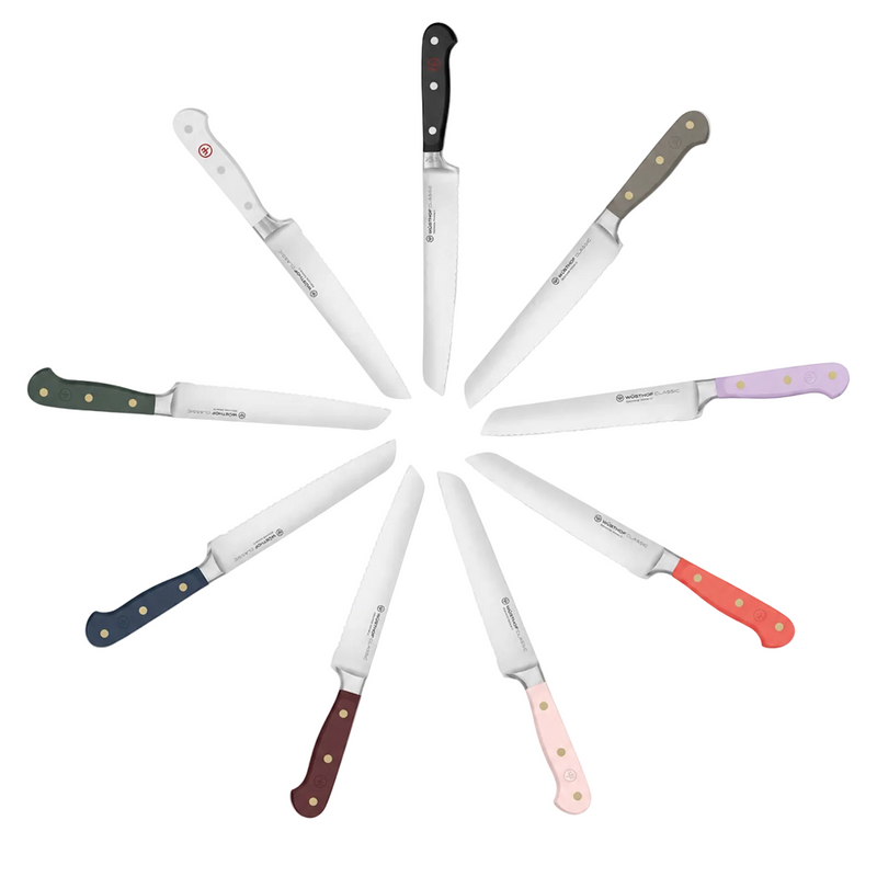 Wusthof Classic - 9" Double-Serrated Bread Knife - Color Options & Engraving Available