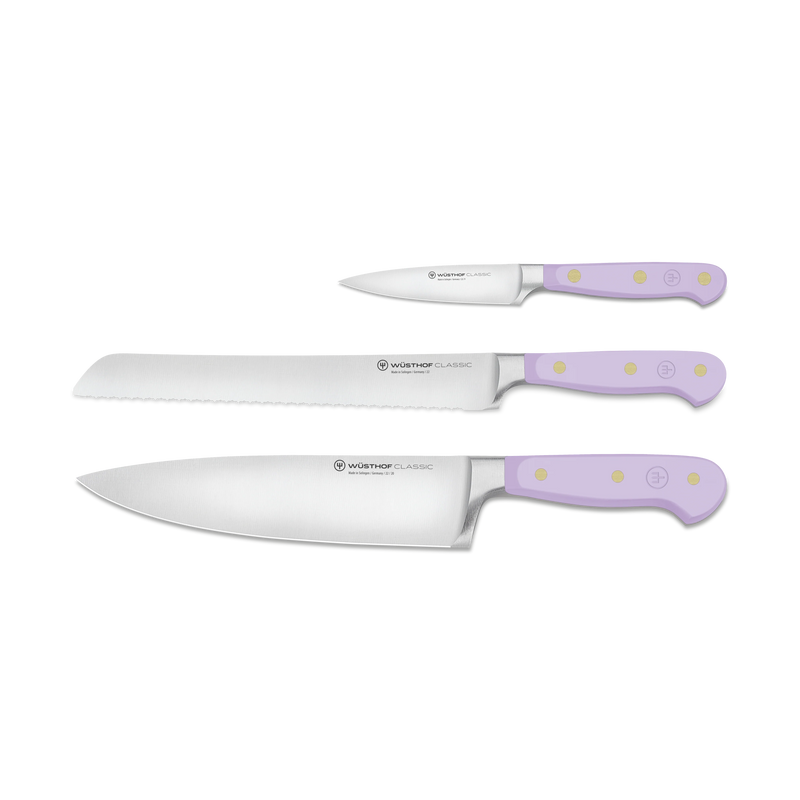 Wusthof Classic Purple Yam - 3 Pc. Essential Knife Set