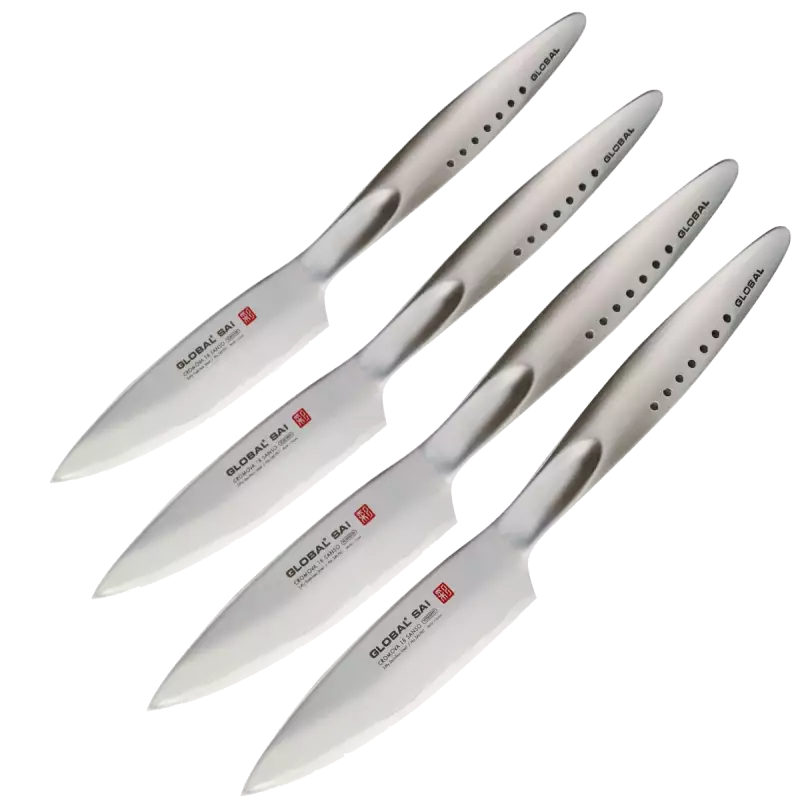 Global Sai SAI-T01/4 - 4 Pc. 4 1/2" Steak Knife Set