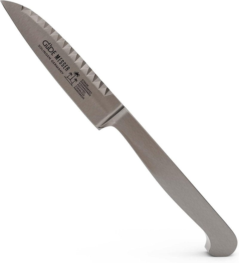 Güde Kappa Series - 3 1/2" Forged Decorating Knife, Stainless Steel Handle